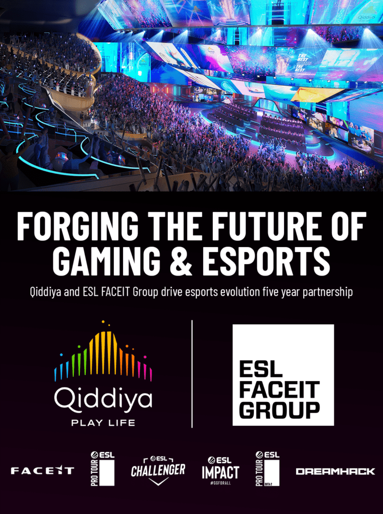 ESL FACEIT Group ба Qiddiya City таван жилийн хамтын ажиллагаагаар esports-ийн хөгжилд түлхэц өгч байна